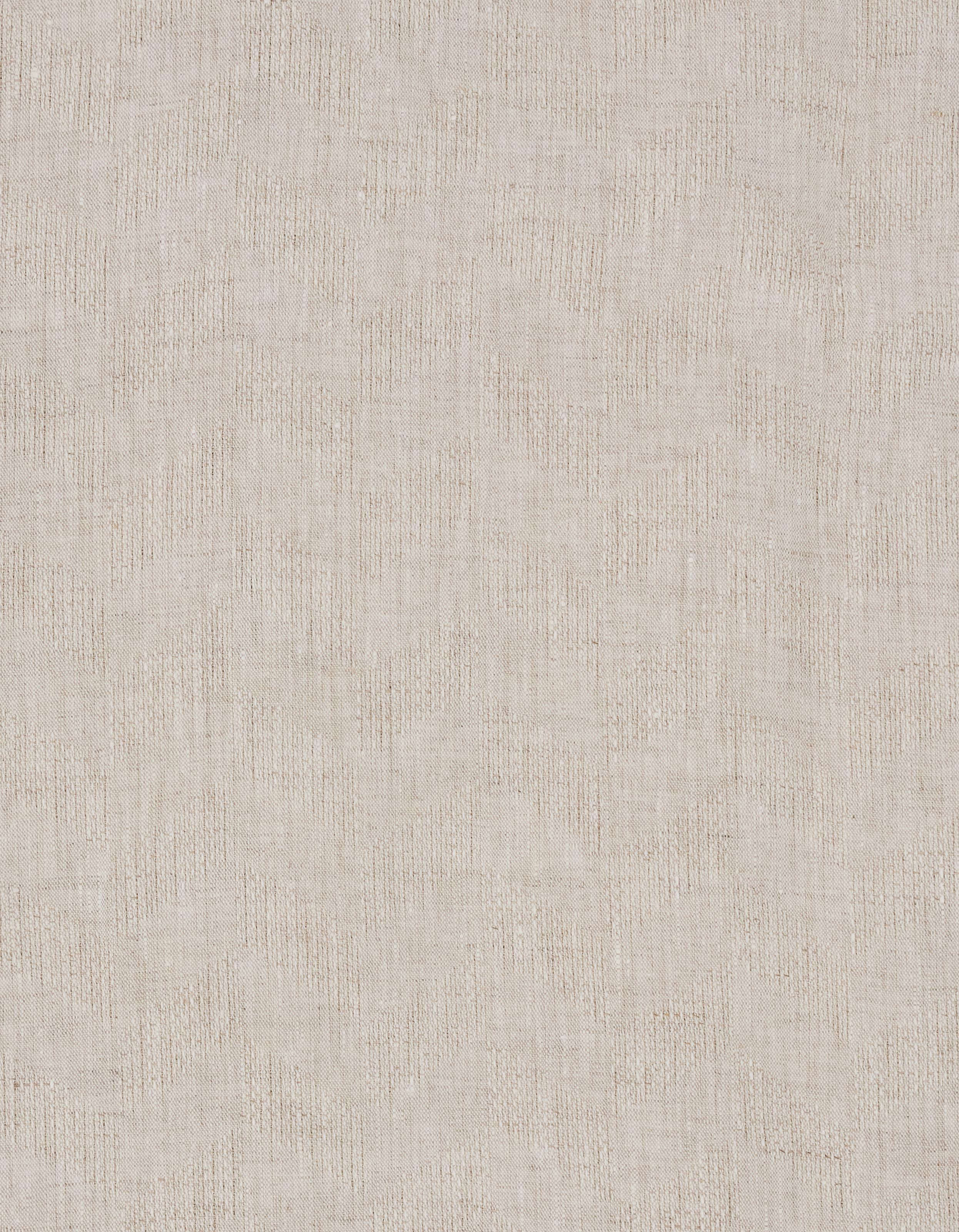Beige relaxed-fit linen shirt with chest pocket
